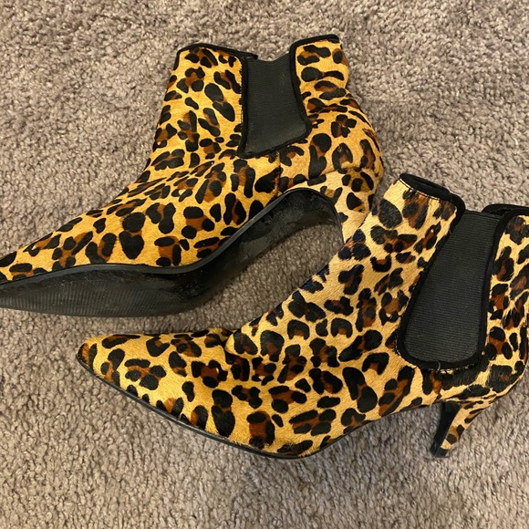 Zara Kitten Heel Cheetah Bootie 6.5 - Picture 2 of 3